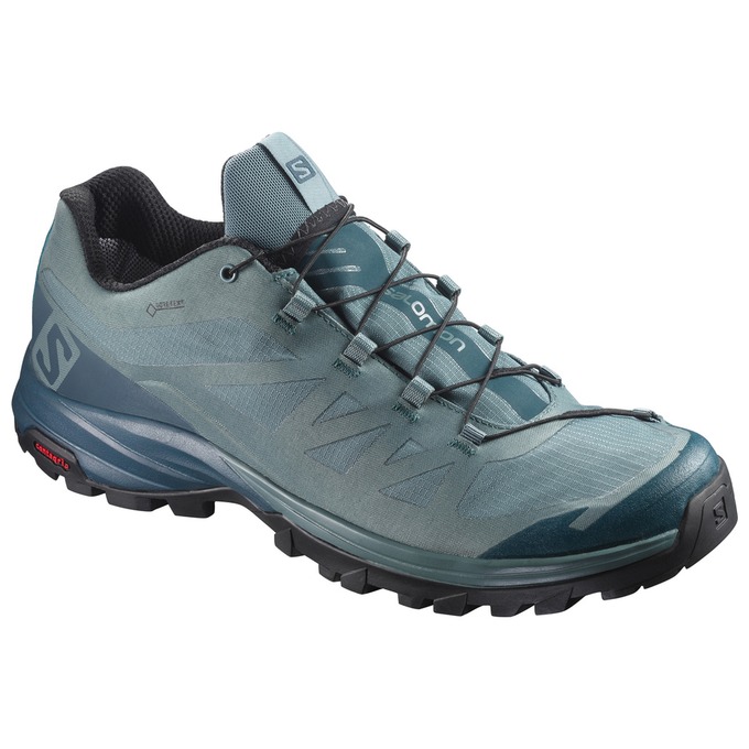 Chaussures De Randonnée Salomon Homme Bleu Clair - Salomon OUTPATH GTX® - France (4678-OGAPM)